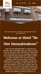 Mobile Screenshot of hoteldevierheemskinderen.nl